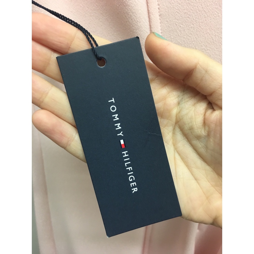 SOLD Tommy Hilfiger Flutter-Sleeve Fit&Flare Dress - Picture 6 of 7